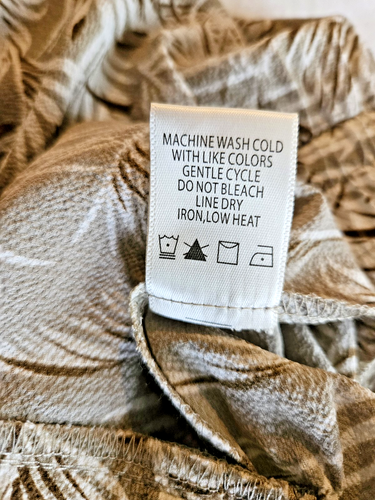 Max Studio Women's Floral High Rise Casual Pull On Wide Leg Pants Large NEW $98 - Bild 10 von 10