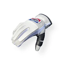 Vintage Style "A1" Motocross Gloves Red/White/Blue Reign VMX MX Enduro trials