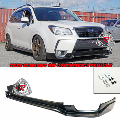 Fits 14-18 Subaru Forester XT Premium Touring STI-Style Front Lip (Urethane)