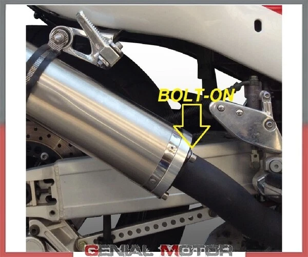 Kawasaki ZXR 400 R 1990/98 échappement Inox Tondo / Round GPR HOM K.115.IT