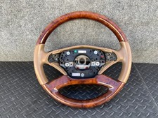 Vorderes Holzlenkrad Pedalschaltung Mercedes W221 W216 S600 S550 OEM Vorderes Holzlenkrad Pedalschaltung Mercedes W221 W216 S600 S550 OEM