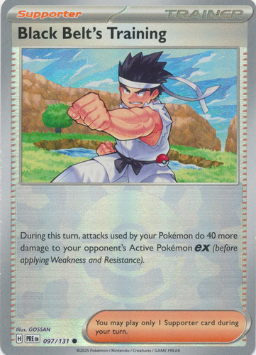 Black Belt's Training 097/131 PokeBall Pattern Prismatic Evolutions Pokemon TCG - 第 1/1 張圖片