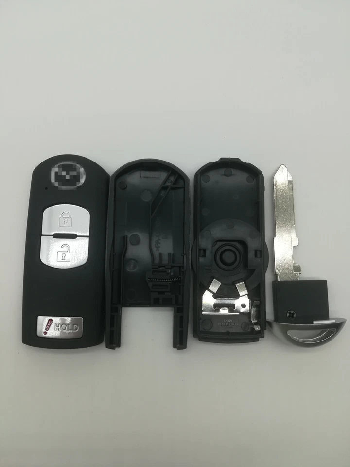 Carcasa de llave de reemplazo remoto para MAZDA CX-5 3 CX-3 CX-9 VELOCIDAD 3 WAZSKE13D01 Foto 3 de 4