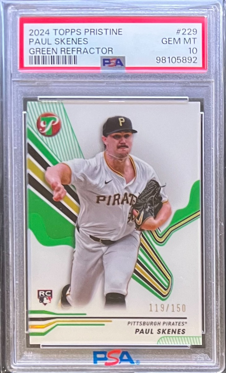 2024 Topps Pristine PAUL SKENES RC #229 Green Refractor