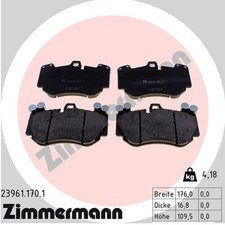 ZIMMERMANN Bremsbelagsatz Scheibenbremse 23961.170.1 für CAYENNE PORSCHE 1LH 9PA