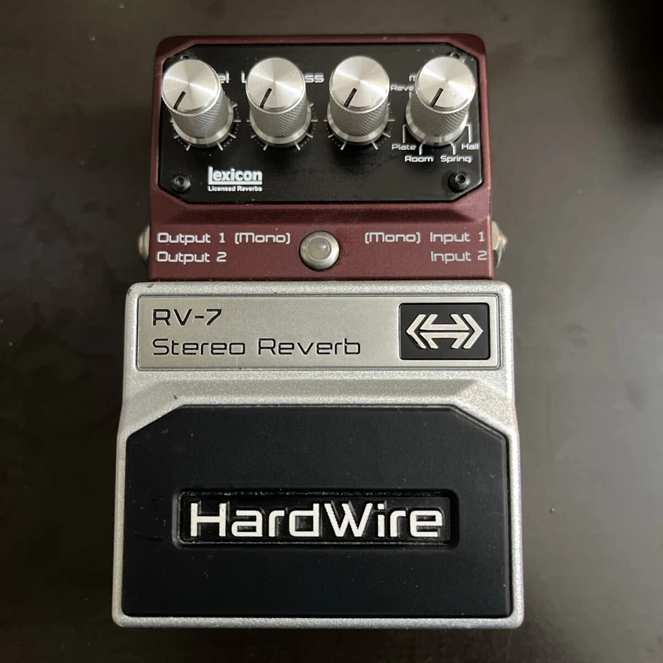 Digitech HardWire RV-7 Stereo Reverb Pedal shoegaze sound Operation confirmed - Image 2 of 4