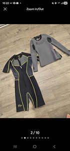 Kutting Weight Neoprene Sauna Suit One Piece, Pants & Long Sleeve Top Xs 3 Peice