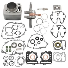 ENGINE REBUILD KIT CRANKSHAFT CYLINDER PISTON GASKET For Honda 400EX 1999-2004