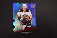 2017-18 MVP Hockey Colors and Contours Level 2 Blue Die-Cut Andrew Cogliano #91