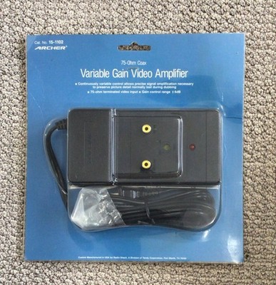 Archer Variable Video Gain Amplifier NO. 15-1102 In Package Radio Shack