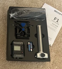 Zoom F1-LP Field Recorder, SGH-6 Shotgun Mic, + APF-1 Lavalier (UNUSED)