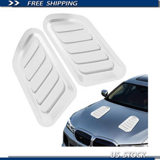 Universal Hood Scoop Vent Covers 2pcs Decorative Air Intake Sedan Suv Truck