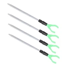 4X Telescopic Aluminum Alloy Fishing Rod Holders Wind-Resistant for bank fishing