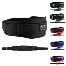 Weight Lifting Belt Training Gym Fitness Bodybuilding Back Support Workout New