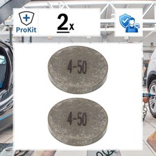 2x Metelli Einstellscheibe, Ventilspiel für VW POLO PASSAT B1 Variant PASSAT B1