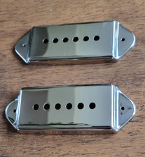 Genuine Official Epiphone Casino Chrome Dogear P90 Pickup Covers -Neck & Bridge