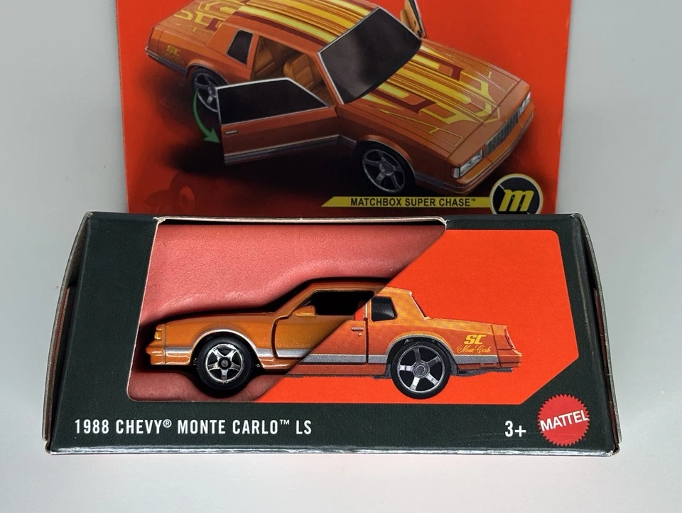 2025 MATCHBOX MOVING PARTS  1988 CHEVY MONTE CARLO LS  SUPER CHASE - Image 4 of 4