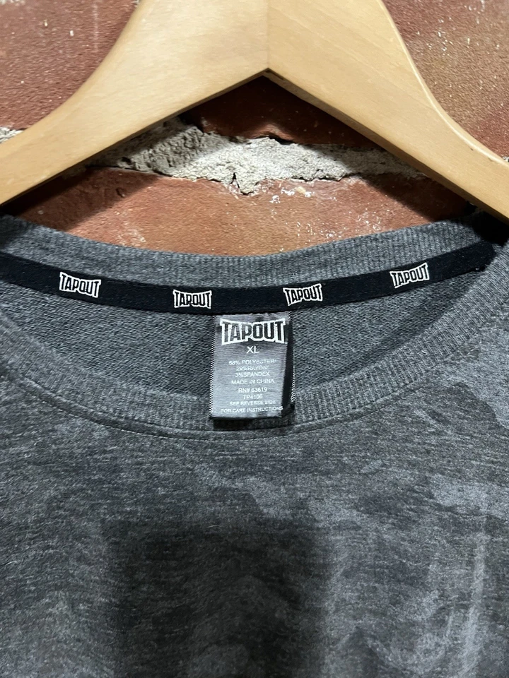 Camisa camuflada gris XL gris TAPOUT para mujer MMA WWE lucha libre Foto 2 de 4