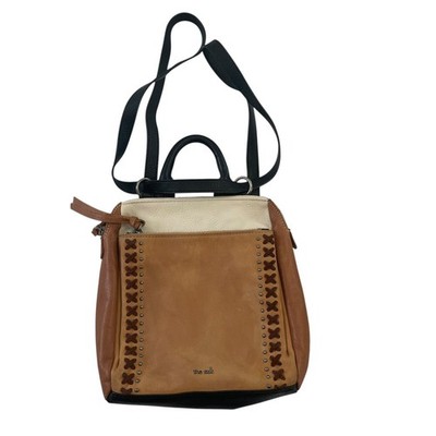 The Sak Backpack Womens Convertible Leather Tan Black Suede  display picture 3