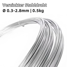 Verzinkter Stahldraht Verzinkt Eisendraht Durchmesser 0,3mm bis 2,8mm Rostfrei