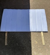 Light Grey Soft Fabric Bed Frame for A Small Double Bed Easy Assembly