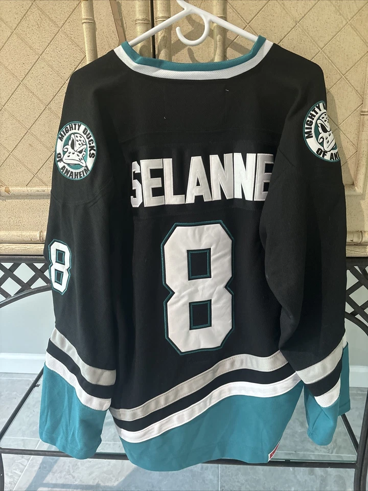 Camiseta alternativa vintage Teemu Selanne Anaheim Ducks. Foto 2 de 4