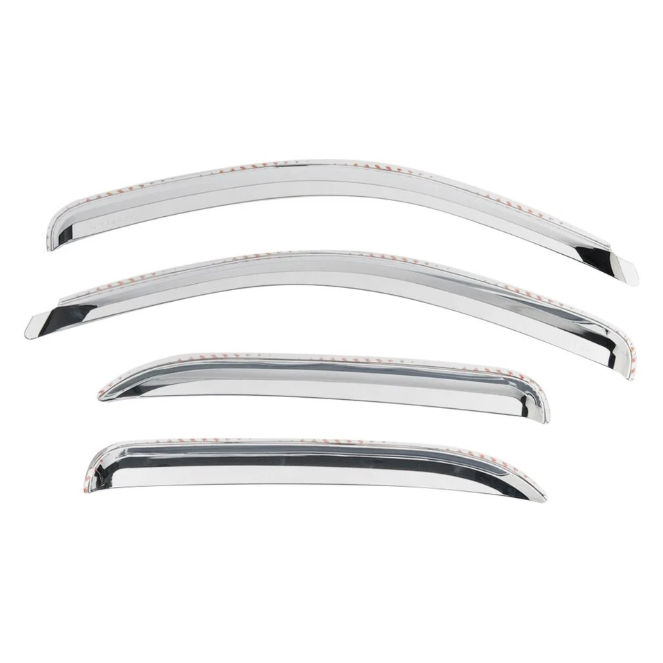 For Ram 3500 11-24 Putco In-Channel Element Chrome Front & Rear Window Visors Foto 3 de 4