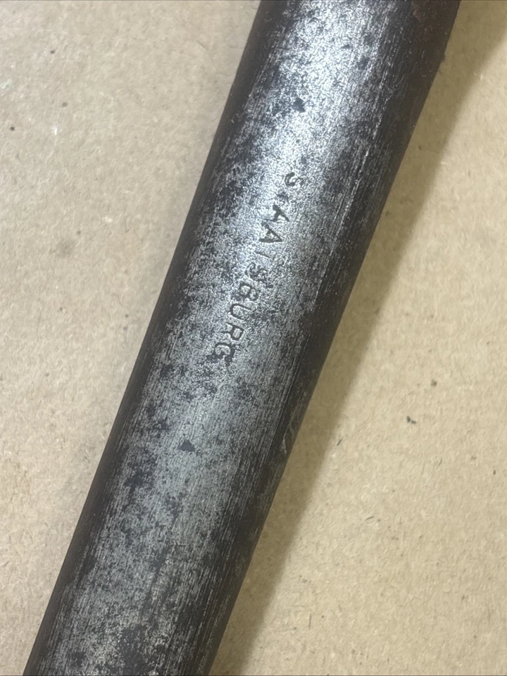 Herramienta de aparejo de marinero Two Staatsburg Marlin Spike de 17" de largo rara sin precio base Foto 2 de 4