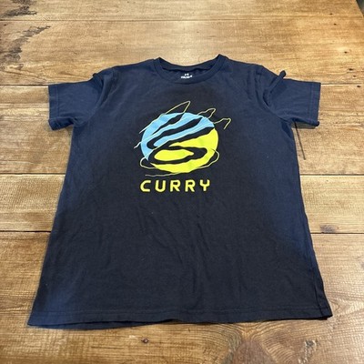 Under Armour Boys' Curry Split Logo Short Sleeve T-Shirt Youth Sz Large (T2)