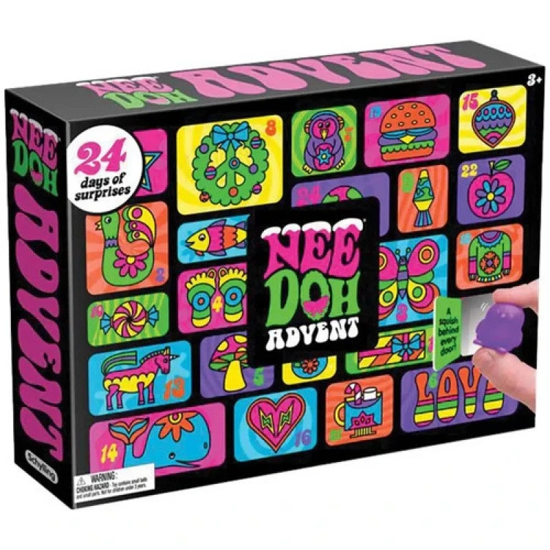 24pcs Needoh Advent Calendar 2025 Stress Relief Squishy Doll Toys Set Kids Gift - Image 4 of 4