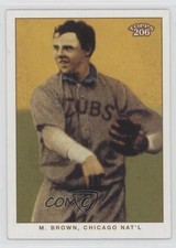 2002 Topps 206 Mordecai Brown #450 HOF 2u3