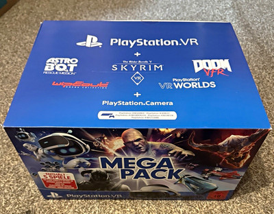 Sony PlayStation VR Mega Pack VR-Headset mit PlayStation Kamera, Zubehör, USB
