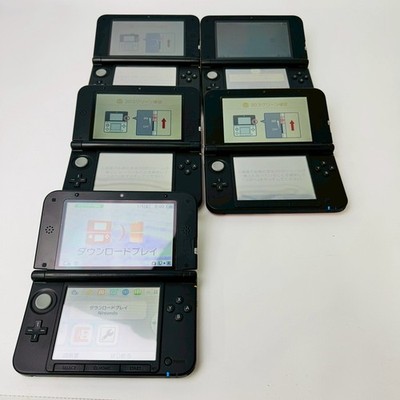 Lot of 5 Nintendo 3DS LL XL Beautiful Console For Parts Region