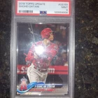 2018 TOPPS UPDATE #US189 SHOHEI OHTANI ROOKIE RC PSA 9