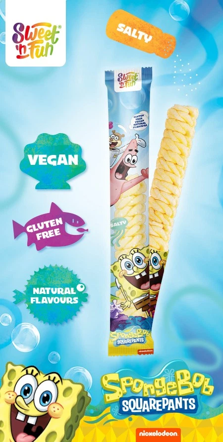 Display Komplett SpongeBob SquarePants XXL 50 cm Salzige Maissnacks 30 × 25 g – - Bild 2 von 4