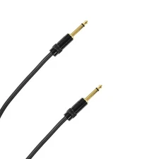 Audio2000's E09106 6 Ft 1/4" TS to TS Guitar Instrument Cable
