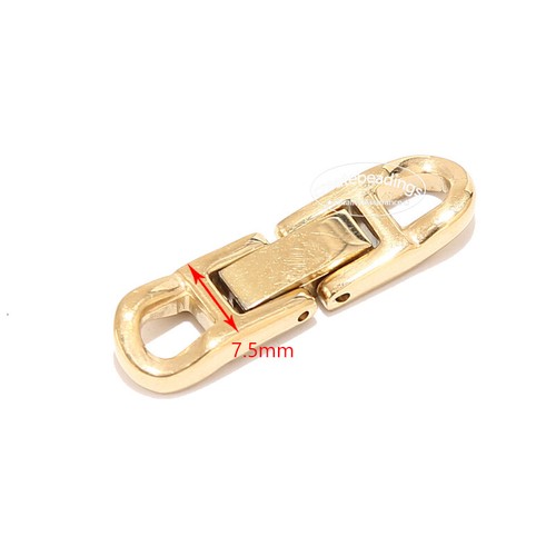 4pz Fibbia Acciaio Inox Fibbia Collana Bracciale Bracciale Gioielli Catena Connettori Fai Da Te - Foto 7 di 10