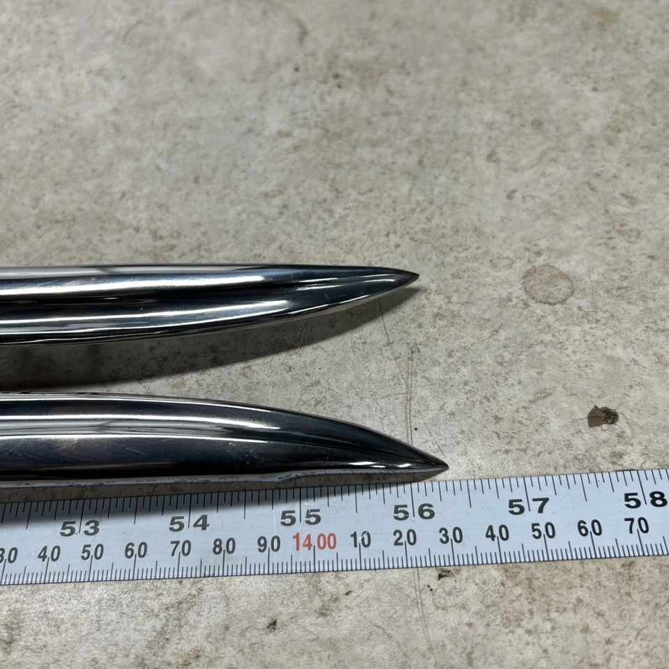 ? 1939 LaSalle 50 or Cadillac 61 Left and Right Hood Side Trim Moldings 56-3/8”? - Image 2 of 4