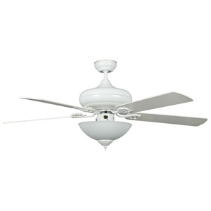 Concord Fans 52 Valore Modern White Quick Connect Ceiling Fan