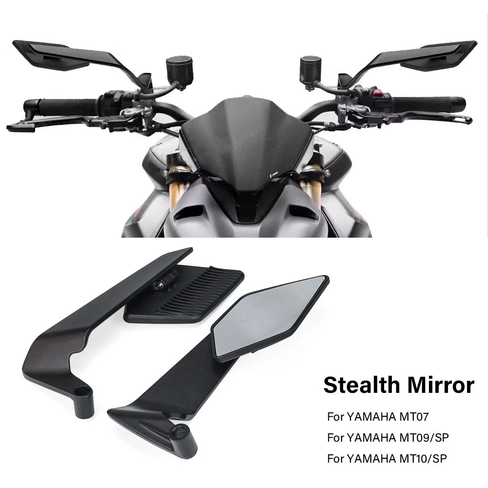 MT-09 SP Side Mirrors For Yamaha MT-07 MT07 Pure MT-10 SP Stealth Mirror
