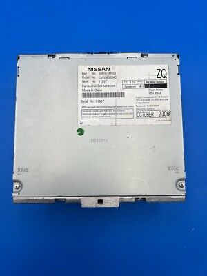 2009-2012 INFINITI G37 AM/FM RADIO CD NAVIGATION RECEIVER 2591A-1MA5B
