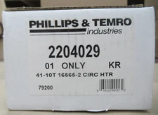 PHILLIPS & TEMRO 2204029 CIRCULATION HEATER