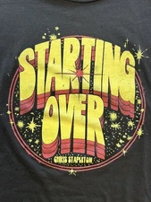 CHRIS STAPLETON Starting Over SPACE INVADERS Retro Design Women’s T-shirt LARGE