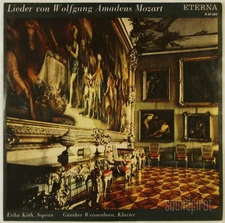 ERIKA KOTH & GUNTHER WEISSENBORN MOZART LIEDER SONGS ETERNA ED.1 820683 NM