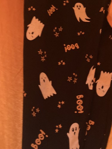 LADIES F&F ' BOO CREW ' HALLOWEEN GHOST LONG SLEEVE LONG LEG PYJAMAS BNWT LARGE - Picture 13 of 16