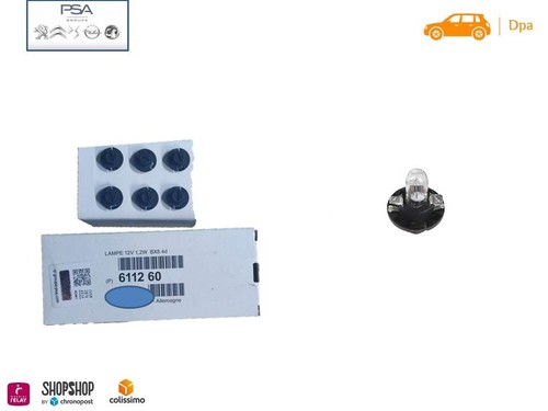 x1 Ampoule de tableau de bord 12V 1.2W 206 306 406 c5 Xantia Xsara ...