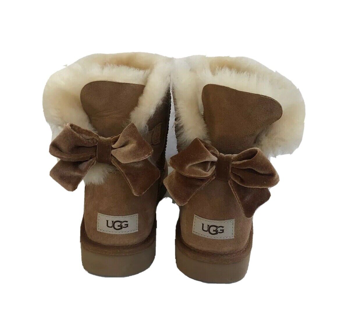 Custom Louis Vuitton Mini Bailey Bow Ugg boots , Size