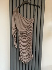 Spotlight by Warehouse slinky one sleeved evening dress size 10 Christmas party