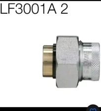 2X-WATTS. 2 LF 3001A-2". DIELECTRIC UNION. 2" FNPT X 2" SOLDER- 0009869/Lot of 2