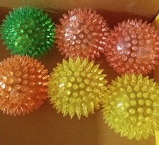 New toy balls spikey spike set of 6